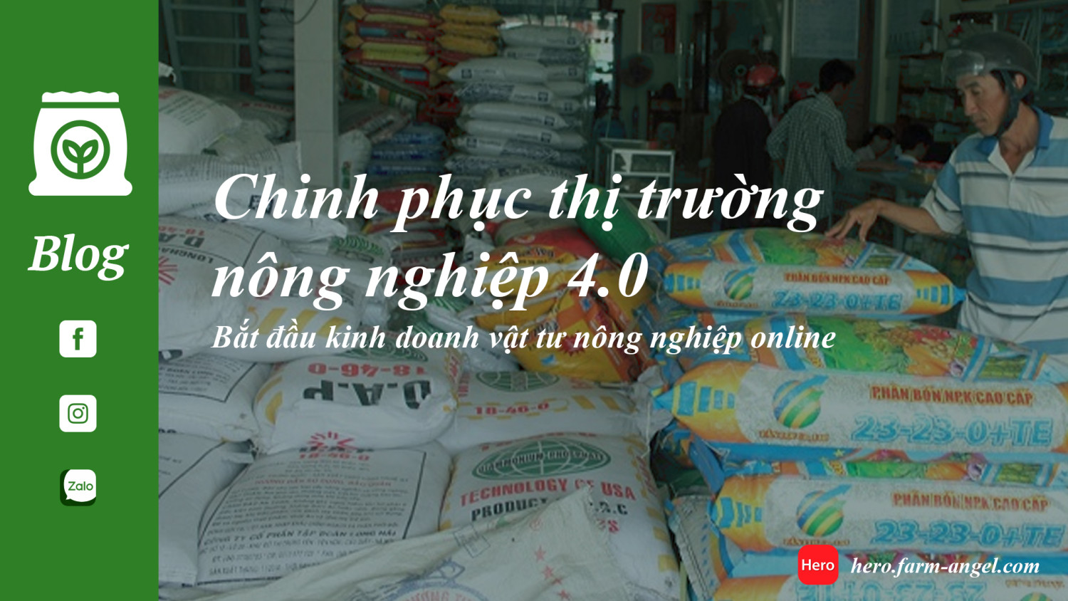 Chinh phục thị trường nông nghiệp 4.0: Bắt đầu kinh doanh vật tư nông nghiệp online